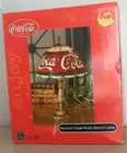 Coca Cola Vintage 15 1/2" Tall Acrylic Stained Glass Style Accent Lamp. MIB