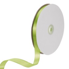Satin Ribbon 5/8 Inch x 100 Yards Olive Green Single Face Satin Ribbon