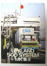LEYLAND 500 System Mk III Commercial Sales Brochure c1974 #Lit No 0888