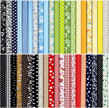 40 Pcs 10 x 10 Inches Cotton Fabric Bundle Squares Precut Fabric Squares Multi C