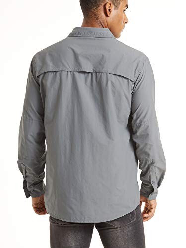 Fishing Shirt for Men, Long Sleeve Shirt Quick Dry Fit, Tactical Shirt Button - Picture 4 of 8