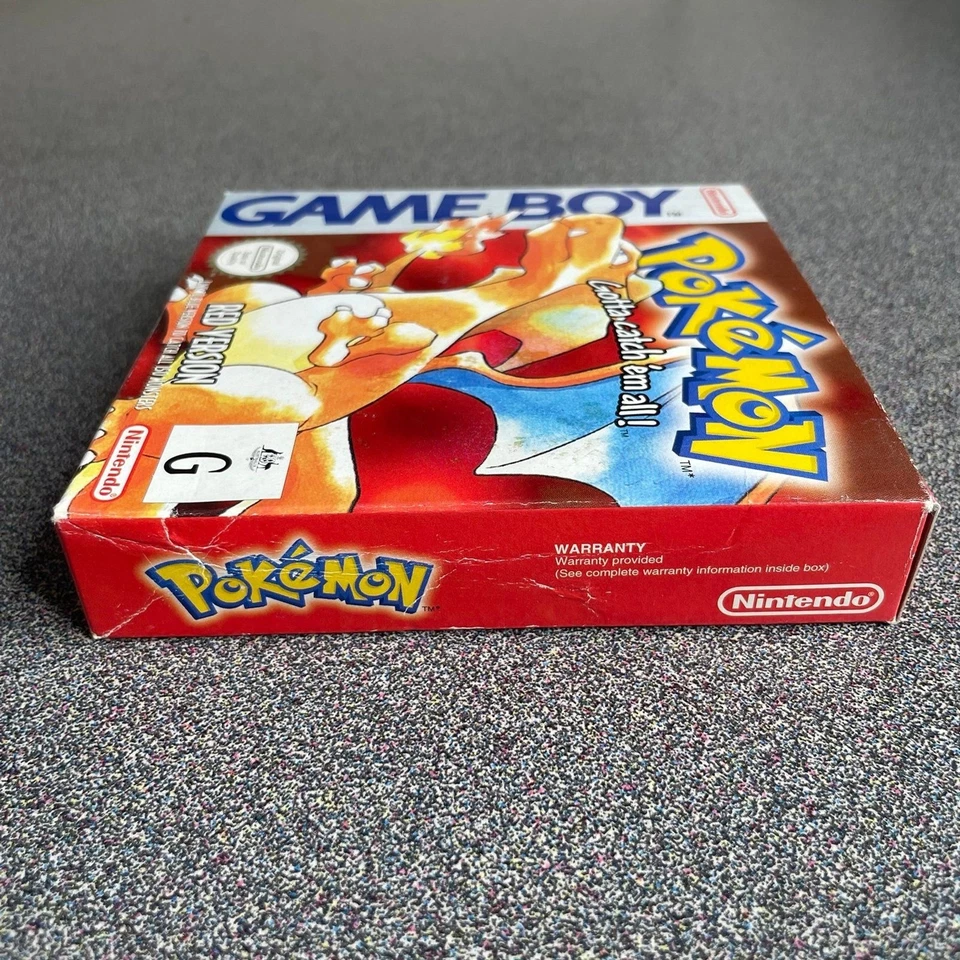 Pokemon Red Nintendo GameBoy GB CIB Complete Authentic AUS Australian Version - Image 3 of 4