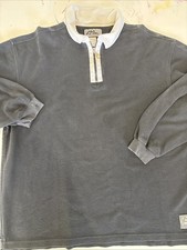 Vintage No Fear 1/4 Zip Collar Long Sleeve Shirt Men's SZ XL Made In USA Waffle