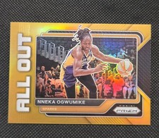 Nneka Ogwumike 2023 WNBA Panini Prizm # 14 Gold Parallel 8/10 All Out LA Sparks