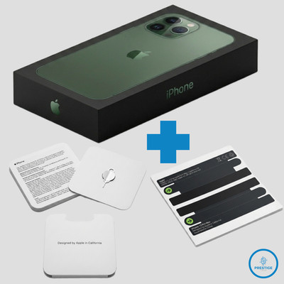 LEERE BOX iPhone 13 Pro Max 128GB Grün mit Siegeln & Zubehör - OVP Karton Green
