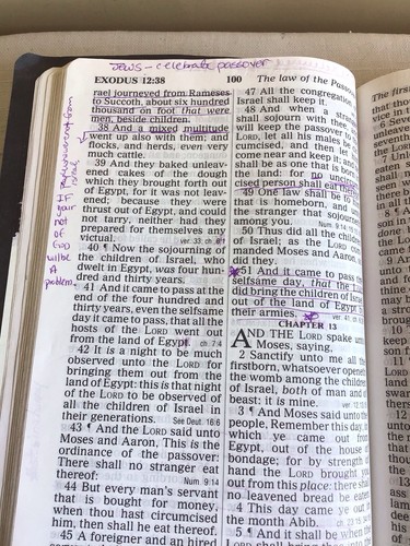 Vintage 1994 SC Personal Size Giant Print Holy Bible KJV Reference Zondervan USA - Picture 12 of 15