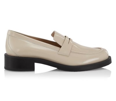 Stuart Weitzman Palmeг Leather Penny  Loafer Sz 9  $495