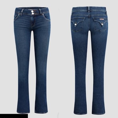 Hudson Jeans Beth Flap Pocket Baby Bootcut Lowrise in Obsess Size 28