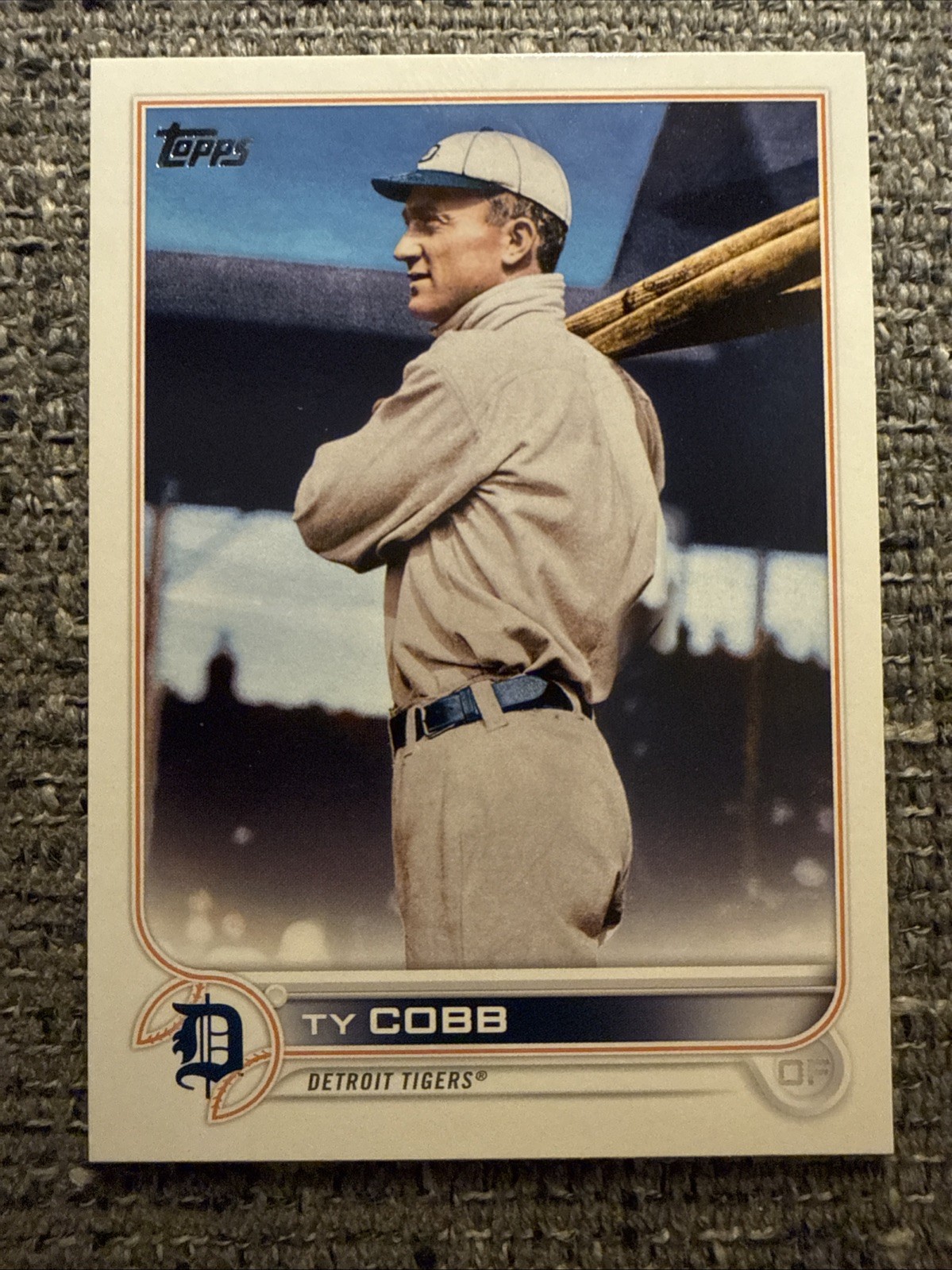 2022 Topps Update TY COBB Legend Variation SP #US204