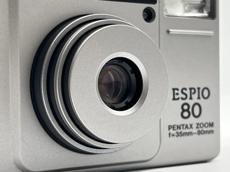 *COMO NUEVA con estuche* Cámara fotográfica Pentax Espio 80 ZOOM AF apuntar y disparar 35 mm de JAPÓN Foto 3 de 4