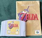 Nintendo 64 The Legend of Zelda: Ocarina of Time - Game & Instruction Booklet