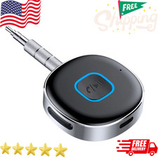 Bluetooth Car Aux Adapter 3.5mm Wireless Audio Receiver for Home Stereo Speaker