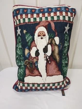 Accent Pillow Christmas Santa Clause Design Winter Holiday Decoration Cozy Warm