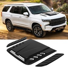 For Chevrolet Tahoe Car Air Flow Intake Hood Scoop Vent Turbo Bonnet Cover Gloss