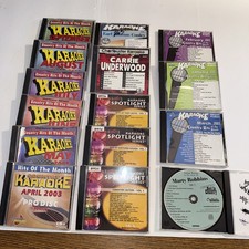 15 CDG Country Karaoke CDs Chartbuster Sound Choice Carrie Underwood Toby Keith