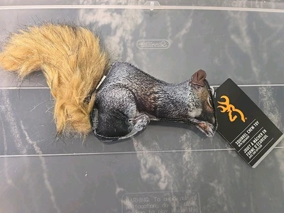 Browning Pet Products Squirrel Chew Toy with Squeaker Dog Toy