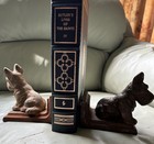 Scottie Dog - BOOKENDS - Heavy Metal  Sitting Scottish Terriers - Vintage — photo 9