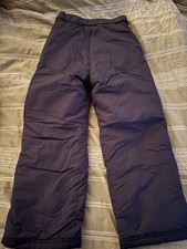 L.L. LL Bean Youth Sz 8 Blue Ski Snow Pants Insulated Boys Girls Snowboard U4b