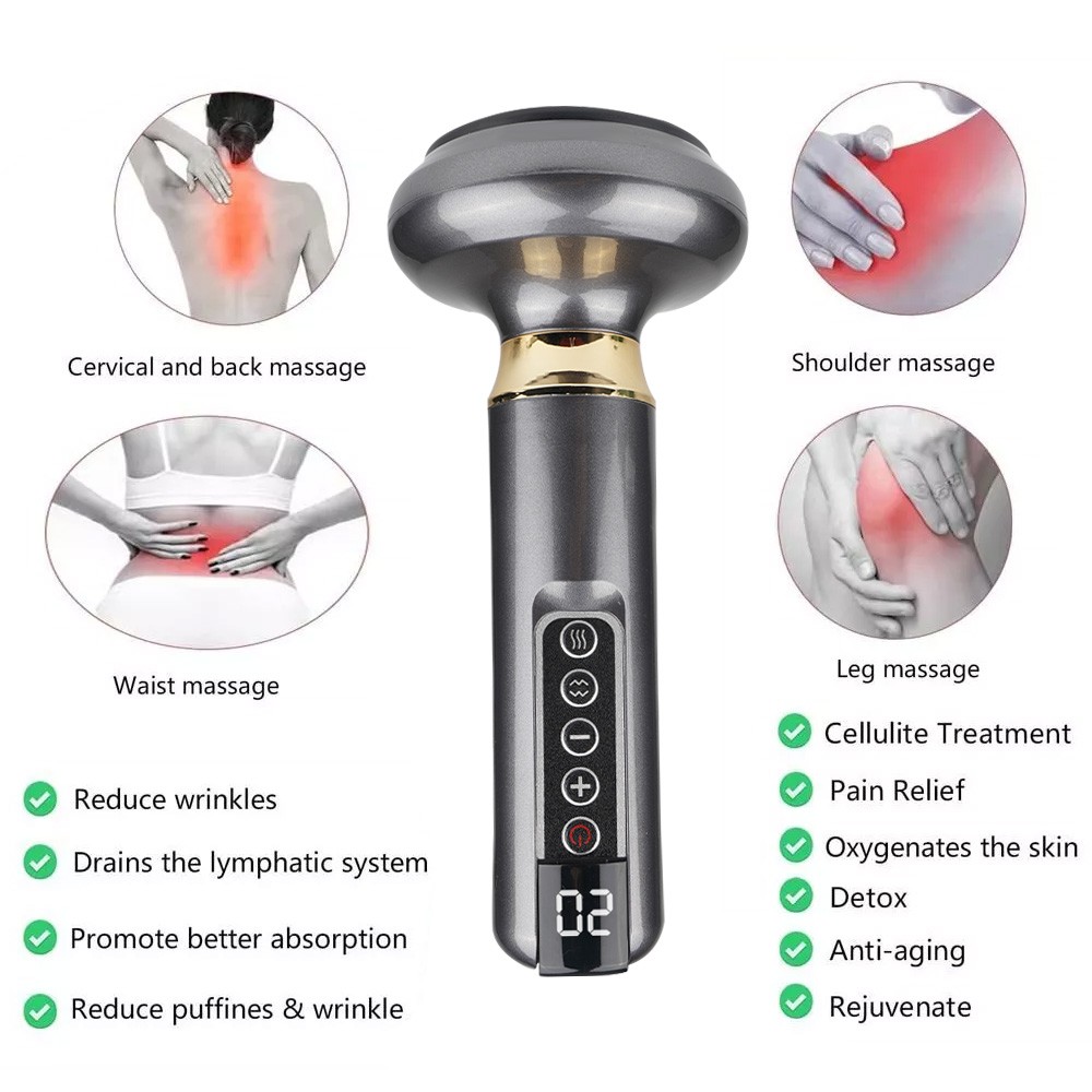 12 Saug Vakuum Massagegerät Anti Cellulite Elektrische Schröpf Massage Gerät