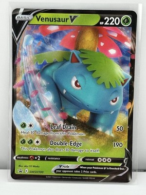 Venusaur V SWSH100 SWSH: Sword & Shield Promo Cards Holo