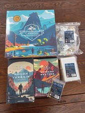 DELUXE Bear Mountain Camping Aventura Juego de Mesa Kickstarter COMPLETO