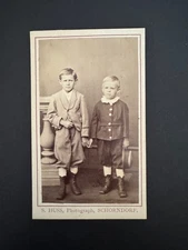 CdV Schorndorf S. Huss photographer around 1870 – grocer / Grünzweig environment, rare