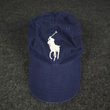 Polo Ralph Lauren Wimbledon 2012 Navy Blue Embroidered Pony Baseball Cap Hat OS
