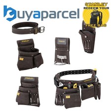 Stanley Leather Tool Belt Trade Workmans Tool Apron and Tool Pouch Holster Range