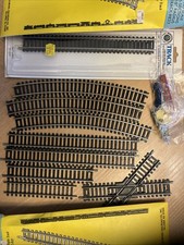 Atlas HO Snap Track Nickel Silver Straight Curves Crossing USA LOT Of 10