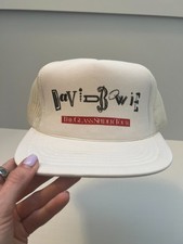 Vintage 90s David Bowie The Glass Spider Tour Adjustable Trucker Hat
