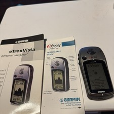 Garmin eTrex Vista Handheld Waterproof GPS Unit for Outdoors Navigation Works
