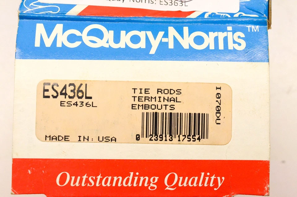 Conjunto de terminal de varilla de amarre McQuay-Norris ES436L NUEVO EN STOCK Foto 3 de 3