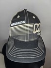 Menards-branded trucker hat Adjustable Mesh Back in navy blue and beige — photo 2
