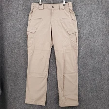 5.11 Tactical Series Pants Men 32x34 Beige Regular Fit Stryke Cargo Ripstop Work
