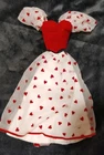 Vintage Barbie Loving You Dress 1983 Valentine Red Hearts
