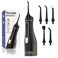 Cordless Portable Water Flosser with 300ML Tank: Rechargeable Oral Irrigator ...