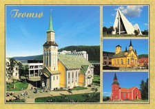 NORVEGE TROMSO EGLISE DE TROMSO CATHEDRALE ARCTIQUE EGLISE DE TROMSDAL