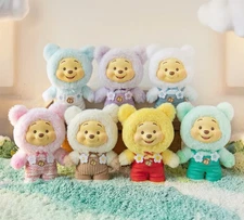 Authentic TOPTOY Winnie the Pooh Candy Bear Series Plush Blind Box Keychain