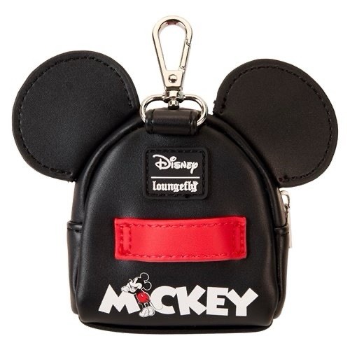Mickey Mouse Pet Treat Bag Loungefly Pet Accessories Faux Leather Embroidered - Picture 3 of 4