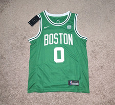 Jayson Tatum #0 Celtics Youth Stitched Green Jerseys