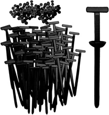 50 Pcs Heavy Duty Nylon GM Zip Tie Buckles - Self-Locking Zip Tie Brackets