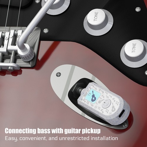 Système de guitare sans fil portable avec émetteur et récepteur pour musicien - Zdjęcie 12 z 14