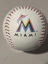 2017 Rawlings Official MLB Baseball w/ Miami Marlins Logo Robert Manfred