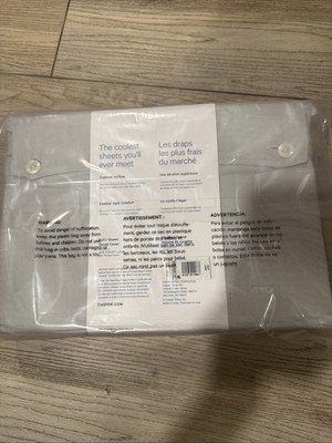 Casper Hyperlite 100% Lyocell F/Queen Duvet Cover, Gray. Brand New.