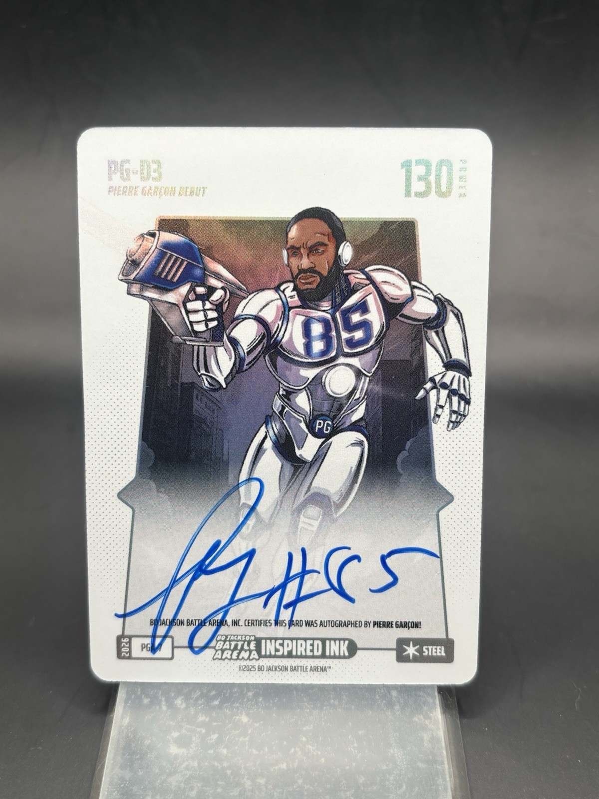 Bo Jackson Battle Arena PG-D3 Pierre Garçon Inspired Ink Steel Auto