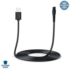 5ft USB Shaver Charging Cable for Skull Pitbull & PRO Razors