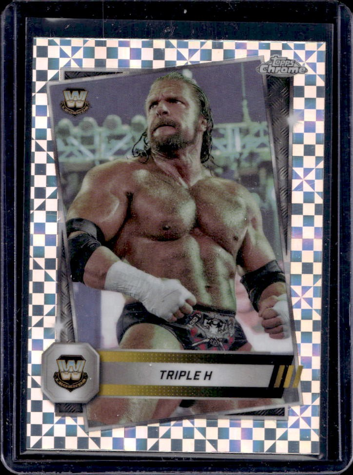 2025 Topps Chrome WWE Triple H X-Fractors #22