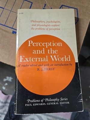 Perception and the External World by R. J. Hirst (1965 Paperback Edition) 11AB