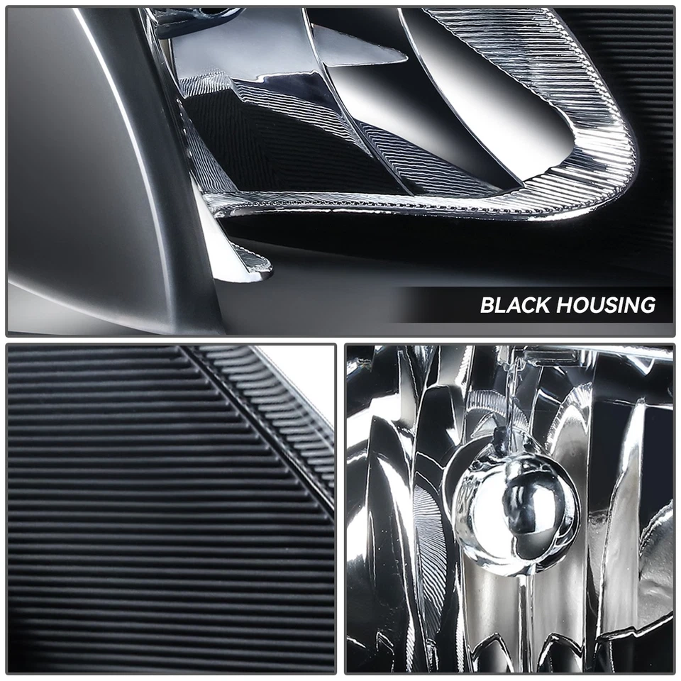 Faros estilo OE negros transparentes Fit 03-05 Avalanche/Silverado 1500/2500HD 3500 Foto 4 de 4