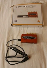 BEHRINGER Audio Capture USB Audio Interface UCA222 U-CONTROL Red